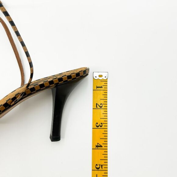 Louis Vuitton LV Damier Ebene Patent Heels Sandals EU 40 US 10 - Picture 12 of 12